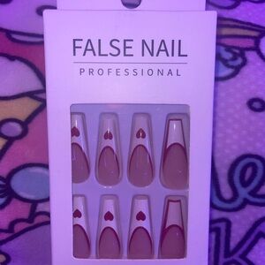 White French-tip Press-on Nails 24pcs